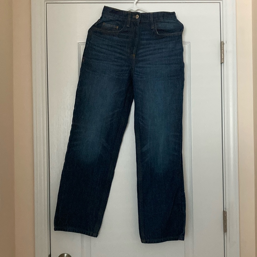Collusion Wide-Leg Dark Wash Jeans